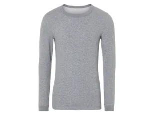 LIVERGY® Podkoszulka termiczna męska z długim rękawem (7/XL, Szary) - Piżamy męskie - miniaturka - grafika 1