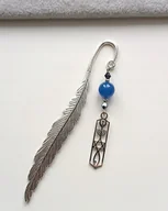 Świeczniki - DUŻA ZAKŁADKA DO KSIĄŻKI MENORA GWIAZDA DAWIDA SYMBOL ŚWIECZNIK PREZENT - miniaturka - grafika 1