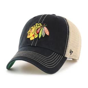 Męska czapka z daszkiem 47 Brand NHL Chicago Blackhawks Trawler '47 CLEAN UP - Czapki męskie - miniaturka - grafika 1