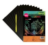 Zabawki kreatywne - wydrapywanka tęczowa a4 multicolor wz-04 - miniaturka - grafika 1