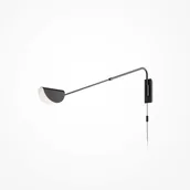 Lampy ścienne - Mollis kinkiet 1-punktowy czarny MOD126WL-01B1 - miniaturka - grafika 1