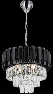 Lampy sufitowe - Bilbao lampa wisząca 4xE27 chrom/czarna 6234/4 BL 8C - miniaturka - grafika 1