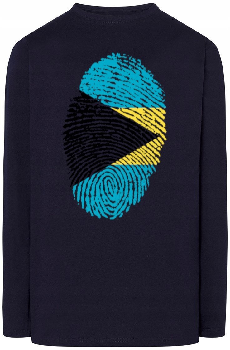 Bahamy Flaga Odcisk Bluza Longsleeve Rozm.5XL