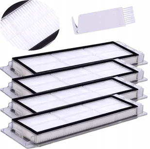 4x zamienny filtr HEPA + środek czyszczący do odkurzacza Xiaomi Roborock - Filtry do odkurzaczy - miniaturka - grafika 1