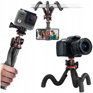 Selfie stick - Elastyczny Uchwyt Na Telefon Selfie Statyw Tripod Do Kamerek Aparatów - miniaturka - grafika 1