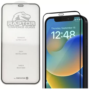 SWISSTEN Szkło hartowane 3D do iPhone 14 RAPTOR - Szkła hartowane na telefon - miniaturka - grafika 1