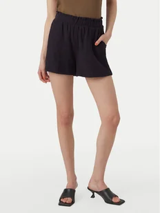 Vero Moda Szorty materiałowe Natali 10279687 Czarny Baggy Fit - Spodenki damskie - miniaturka - grafika 1