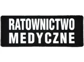 Odzież medyczna - Emblemat Ratownictwo Medyczne Odblaskowy Na Rzepie 13 X 5 Cm - miniaturka - grafika 1