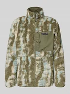 Kurtki męskie - Kurtka z polaru ze stójką - miniaturka - grafika 1