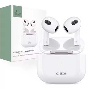 TECH-PROTECT UltraBoost TWS EearPhone Core Biały - Słuchawki - miniaturka - grafika 1