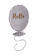 Kołdry i poduszki dla dzieci - Decorative Balloon Delux Silver Grey - miniaturka - grafika 1