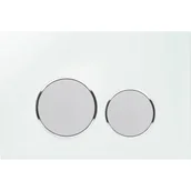 Przyciski spłukujące - Mexen Fenix 06 Przycisk Do Stelaża Wc Biały Szkło - miniaturka - grafika 1