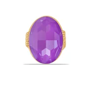 Pierścionki - Pierścionek z dużym, kamieniem Crystal Electric Violet Ignite z kolekcji Primero (R23/ZIM/113/16AU) - miniaturka - grafika 1