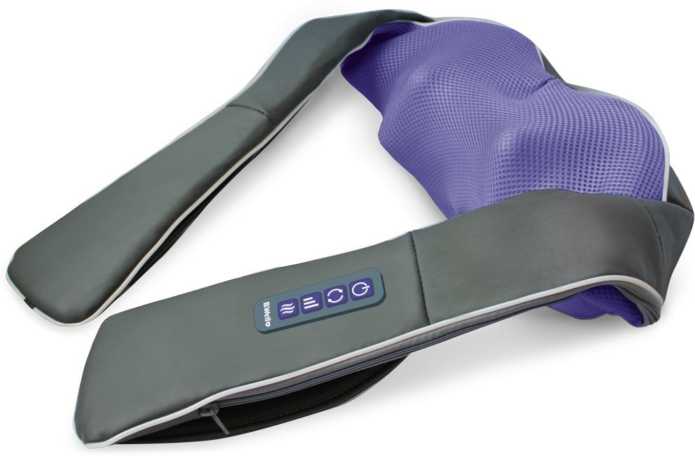 MASAŻER DO KARKU SZYI RAMION PLECÓW PAS MASUJĄCY GRZEJĄCY SHIATSU B.WELL