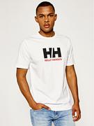 Koszulki męskie - Helly Hansen T Shirt HH Logo White S - miniaturka - grafika 1