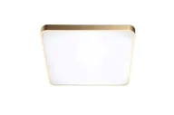 Lampy sufitowe - Azzardo Plafon Quadro 50 CCT AZ2760 kwadratowa oprawa w kolorze złotym AZ2760 - miniaturka - grafika 1