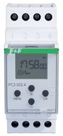 Programatory czasowe - Zegar sterujący programowalny, tygodniowy PCZ-522.4, 2 kanałowy - programowalny przez NFC ANDROID i iOS 24÷264 V AC/DC 2 × NO/NC 2x16A - miniaturka - grafika 1