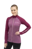 Bluzy sportowe damskie - Bluza termoaktywna damska Brubeck Athletic LS13520 wrzosowy/śliwkowy - miniaturka - grafika 1