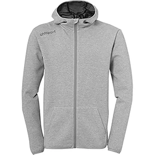 uhlsport uhlsport Męska kurtka Essential Hood Jacket, ciemnoszary melanż 100519615 - Kurtki męskie - miniaturka - grafika 1