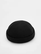 Czapki męskie - Reserved - Bawełniana czapka dokerka - czarny - miniaturka - grafika 1