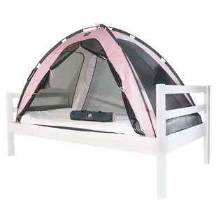 DERYAN Moskitiera namiot na łóżko, 200x90x110 cm, różowa - Moskitiery - miniaturka - grafika 1