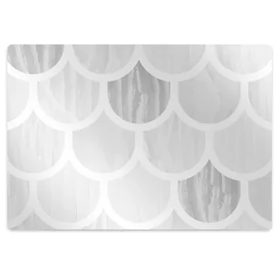 Mata pod fotel biurowy Przegrzebki 120x90 cm - Podnóżki, podpórki, podkładki - miniaturka - grafika 1