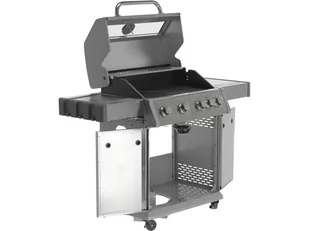 GRILL GAZOWY 4+1 STAL NIERDZEWNA 14,2KW, Z SZYBĄ - Grille gazowe - miniaturka - grafika 5