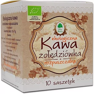 Dary Natury inne BIO KAWA ŻOŁĘDZIÓWKA ROZPUSZCZALNA W SASZETKACH BIO 70 g (10 x 7 g) - - Kawa - miniaturka - grafika 1