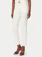 Spodnie damskie - Rinascimento Spodnie materiałowe CFC0128638003 Biały Slim Fit - miniaturka - grafika 1