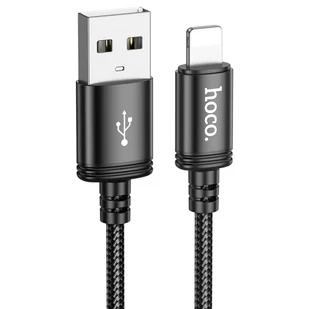 Kabel USB Hoco USB-A - Lightning 3 m Czarny - Kable USB - miniaturka - grafika 1