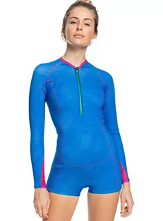 Stroje kąpielowe - Roxy Damski kostium kąpielowy 1,5 mm POP Surf - Long Sleeve Front Zip Springsuit for Women kostium kąpielowy, różowy, 6 ERJW403028-xbbm - grafika 1