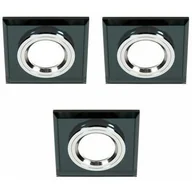 Oprawy, klosze i abażury - Candellux ZESTAW TRZECH OPRAW SS-13 CH/BK 99-48318) 99-48318 - miniaturka - grafika 1