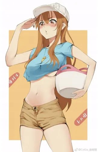 Plakat Anime Cells at Work hs_013 A2 (custom)