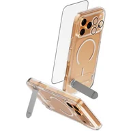 Etui i futerały do telefonów - Etui PANZERGLASS Care Feature Kick 3w1 do Apple iPhone 17 Pro Max Przezroczysty + szkło hartowane + osłona obiektywu - miniaturka - grafika 1