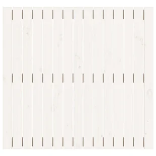 Wezgłowie łóżka, białe, 95,5x3x90 cm, lite drewno sosnowe Lumarko - Inne meble do sypialni - miniaturka - grafika 5