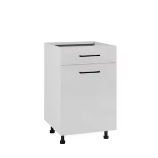 Siena Szafka Dolna D1S-50 Modern Biały Mat - Meble kuchenne - miniaturka - grafika 1