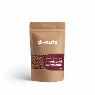 RODZYNKI SUŁTAŃSKIE 1 KG D-NUTS - Owoce świeże i suszone - miniaturka - grafika 1