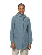 Płaszcze damskie - Jack Wolfskin Damski płaszcz Cape York Paradise Coat W, Citadel, L, Citadel, L - miniaturka - grafika 1