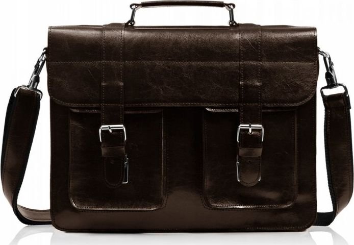 Solome SKÓRZANA TORBA LISTONOSZKA NA RAMIĘ SOLOME LAGO