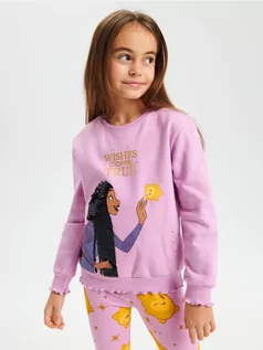 Swetry dla dziewczynek - Sinsay - Bluza Disney - niebieski - grafika 1