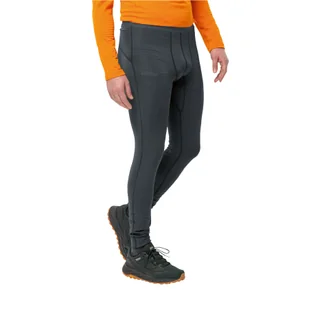 Męskie spodnie polarowe Jack Wolfskin INFINITE PANTS M phantom - L - Spodnie sportowe męskie - miniaturka - grafika 1
