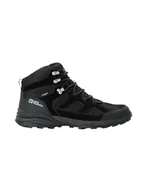 Buty trekkingowe męskie - Jack Wolfskin Męskie buty trekkingowe Trail Hiker Texapore MID M, czarne, 40 EU, czarny, 40 EU - miniaturka - grafika 1