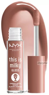 NYX Professional Makeup - This is Milky Gloss Milkshake - Błyszczyk do ust - 4 ml - CHOCO LATTE SHAKE - Błyszczyki do ust - miniaturka - grafika 1