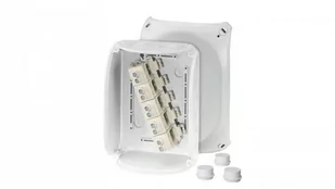 Puszka odgałęźna 210x155x92 5x16mm2 CU IP66 szara DK 1616 GZ 62000160 - Puszki elektryczne i akcesoria - miniaturka - grafika 1