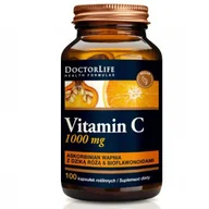 Suplementy naturalne - Vitamin C Buffered Vitamin C buforowana witamina C 700mg suplement diety Dzika Róża & Bioflawonoida 100 kapsułek - miniaturka - grafika 1
