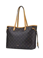 Torebki damskie - Puccini Shopper bag w kolorze granatowym - 45 x 28 x 16 cm - miniaturka - grafika 1