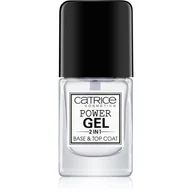 Lakiery do paznokci - Catrice POWER GEL 2 IN 1 - BASE &amp; TOP COAT - Baza i lakier nawierzchniowy w jednym CATTBLWJE-01 - miniaturka - grafika 1