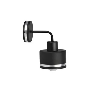 Candellux Wama kinkiet 1-punktowy czarny/chrom 21-00422 21-00422 - Lampy ścienne - miniaturka - grafika 1