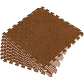 Maty piankowe - Mata piankowa puzzle dywan 180 x 120 cm Massido 6szt. brązowa - miniaturka - grafika 1
