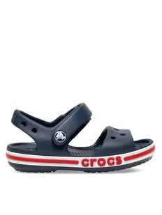 Crocs Sandały BAYABAND SANDAL 205400-4CC Granatowy - Buty dla chłopców - miniaturka - grafika 1